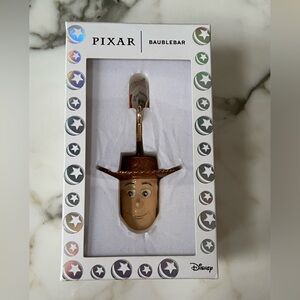 Pixar BaubleBar Toy Story Woody Character Head BagCharm